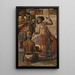 Balinese dancer - Gyula Tornai — framed artwork on a wall