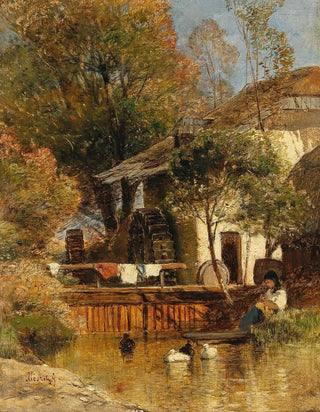 Gza Mszly - Resting by a Mill.webp