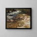Stream tumultuous - Hamilton Hamilton — framed artwork on a wall