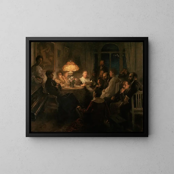 Friends - Hanna Hirsch-Pauli — framed artwork on a wall