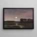 Lever de lune - Hans am Ende — cuadro enmarcado en la pared