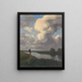 Bateau de tourbe sur la Hamme - Hans am Ende — cuadro enmarcado en la pared