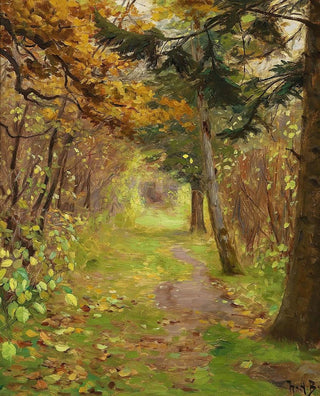 Hans Andersen Brendekilde - Efterrsdag i skoven.webp