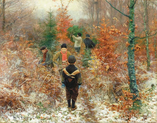 Transfiguración de Navidad - Hans Andersen Brendekilde — vista de la obra