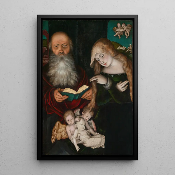 Natividad - Hans Baldung — cuadro enmarcado en la pared