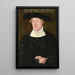 Portrait Painting of Wolff Fuerleger - Hans Brosamer — framed artwork on a wall