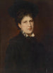 Retrato de una mujer con sombrero - Hans Canon — vista de la obra