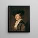 Retrato de una dama - Hans Canon — cuadro enmarcado en la pared