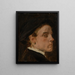 Estudio de retrato del pintor Wilhelm Trübner - Hans Canon — cuadro enmarcado en la pared