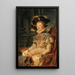 Esquisse pour un portrait de femme en costume Renaissance - Hans Canon — cuadro enmarcado en la pared