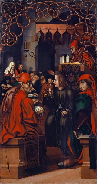 Hans Fries - Christ among the Doctors.webp