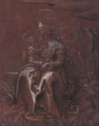 Hans Fries - The Virgin and Child on a Grassy Bench.webp