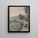Jardín de cabaña - Hans Götzinger — cuadro enmarcado en la pared