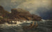 A Norwegian port - Hans Gude — artwork view