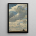 Study of Air - Hans Gude — framed artwork on a wall