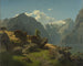 Balestrand - Hans Gude — vista de la obra