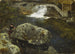 En la orilla del estanque del molino - Hans Gude — vista de la obra
