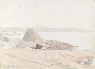 Frère Sandefjord - Hans Gude — vista de la obra