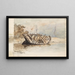 From Sannox Bay, Arran - Hans Gude — framed artwork on a wall