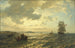 Fresh Breeze on the Norwegian Coast - Hans Gude — artwork view