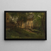 German Farmhouse - Hans Gude — framed artwork on a wall