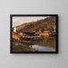 Quai de débarquement Husvik Drøbak - Hans Gude — cuadro enmarcado en la pared