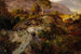 Estudio de paisaje de Vågå - Hans Gude — vista de la obra