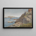 Landscape near Stavern - Hans Gude — framed artwork on a wall
