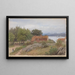 Landscape with Farm near Molde - Hans Gude — framed artwork on a wall