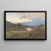 Castillo de Tarbert Escocia - Hans Gude — cuadro enmarcado en la pared