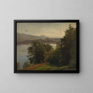 Hans Gude - View of the Mondsee.webp