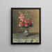de flores en una taza - Hans Hamza — cuadro enmarcado en la pared