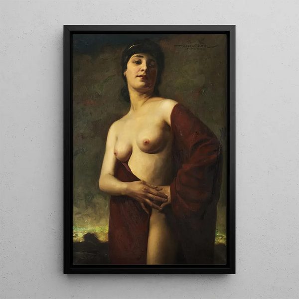Hans Hassenteufel - Halbakt einer jungen Frau.webp