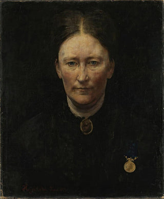 Hans Heyerdahl - Portrait of the Actress Laura Gundersen.webp