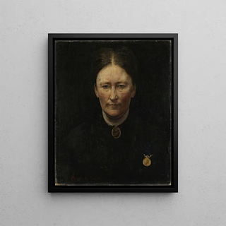 Hans Heyerdahl - Portrait of the Actress Laura Gundersen.webp