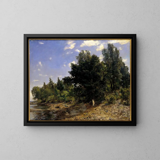 La cima del verano - Hans Heyerdahl — cuadro enmarcado en la pared