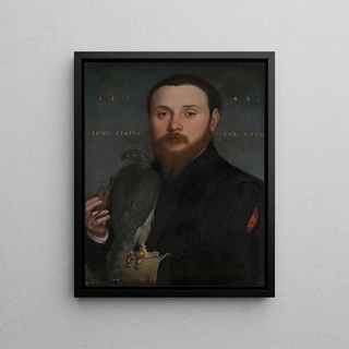 Hans Holbein The Younger - Portrait of a Nobleman with a Hawk.webp