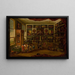 Cabinet of curiosities painting - Hans Jordaens III — framed artwork on a wall