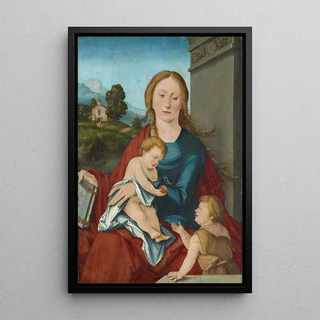 Hans Leonhard Schufelein - Virgin with Child and the Infant Saint John the Baptist.webp