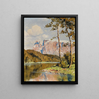 Hans Maurus - Costalovarasee mit Schlern.webp