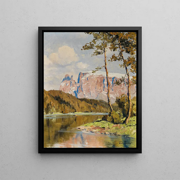 Hans Maurus - Costalovarasee mit Schlern.webp