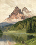 Lago de Misurina con las Tres Cumbres de Lavaredo - Hans Maurus — vista de la obra
