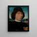 Bernardo Bembo Statesman and Venetian ambassador - Hans Memling — framed artwork on a wall