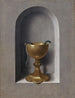 Cáliz de San Juan Evangelista reverso - Hans Memling — vista de la obra