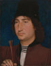 Retrato de un hombre con una flecha - Hans Memling — vista de la obra