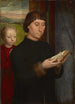 Retrato de un hombre leyendo - Hans Memling — vista de la obra
