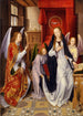 La Anunciación - Hans Memling — vista de la obra