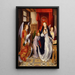 La Anunciación - Hans Memling — cuadro enmarcado en la pared