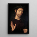 L'Homme de douleurs - Hans Memling — cuadro enmarcado en la pared