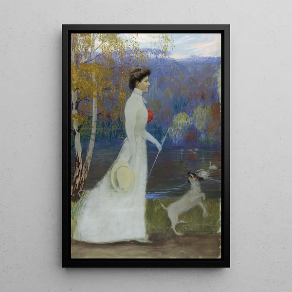 Caroline gran-duquesa de Sajonia-Weimar-Eisenach - Hans Olde — cuadro enmarcado en la pared